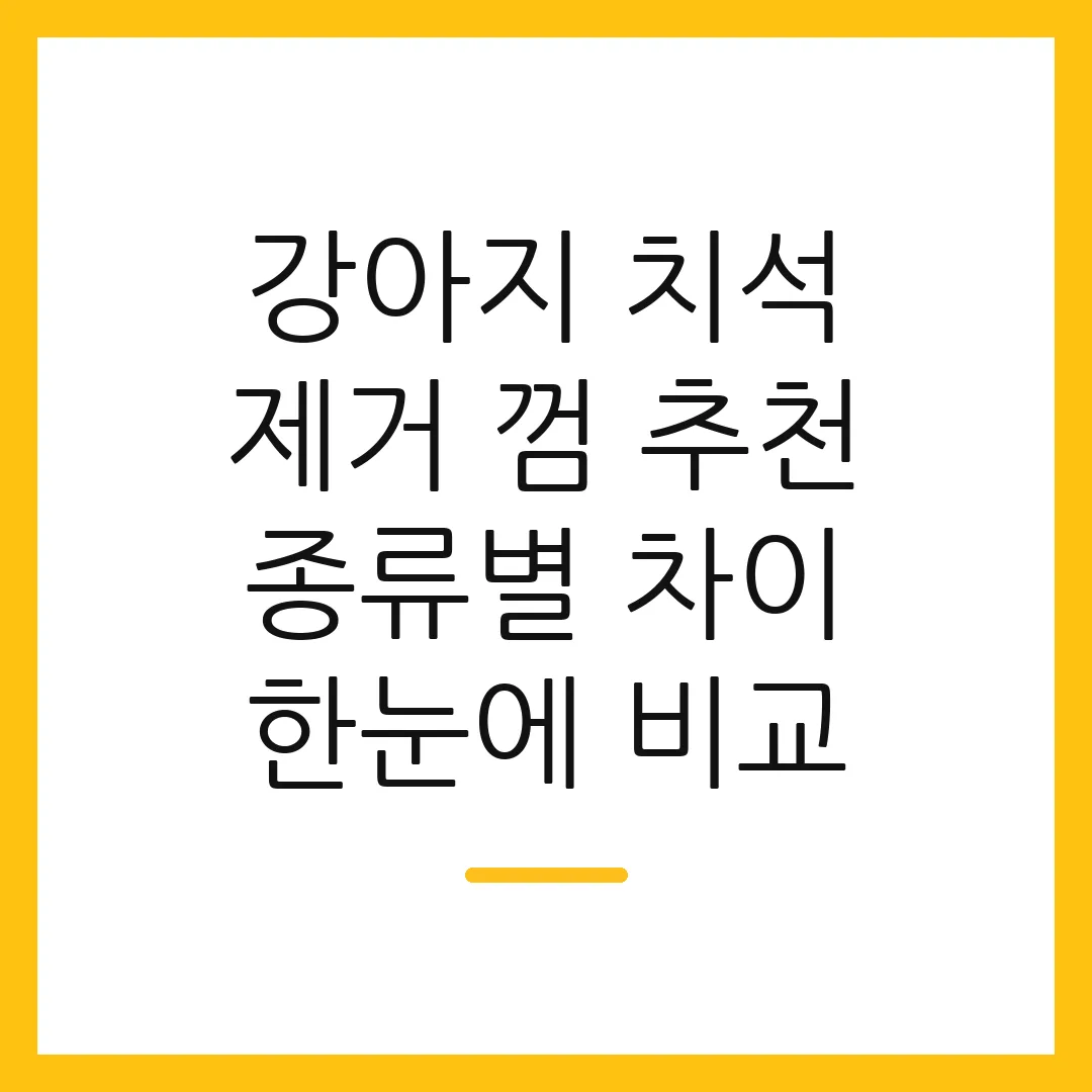 강아지 치석 제거 껌 추천 종류별 차이 한눈에 비교 2 강아지 치석 제거 껌 추천 종류별 차이 한눈에 비교